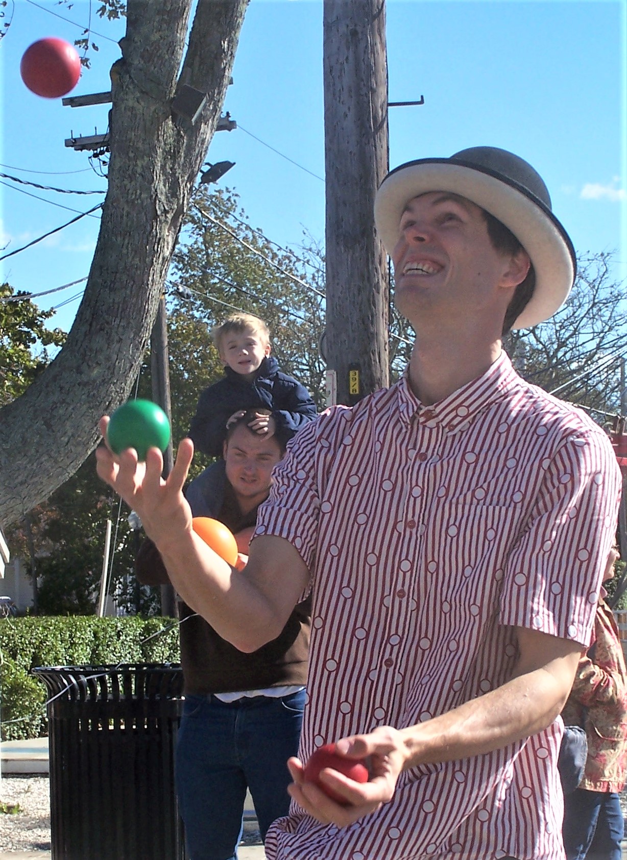 Trevor the Juggler will amaze and delight at Sunday’s Hyannis Open Streets