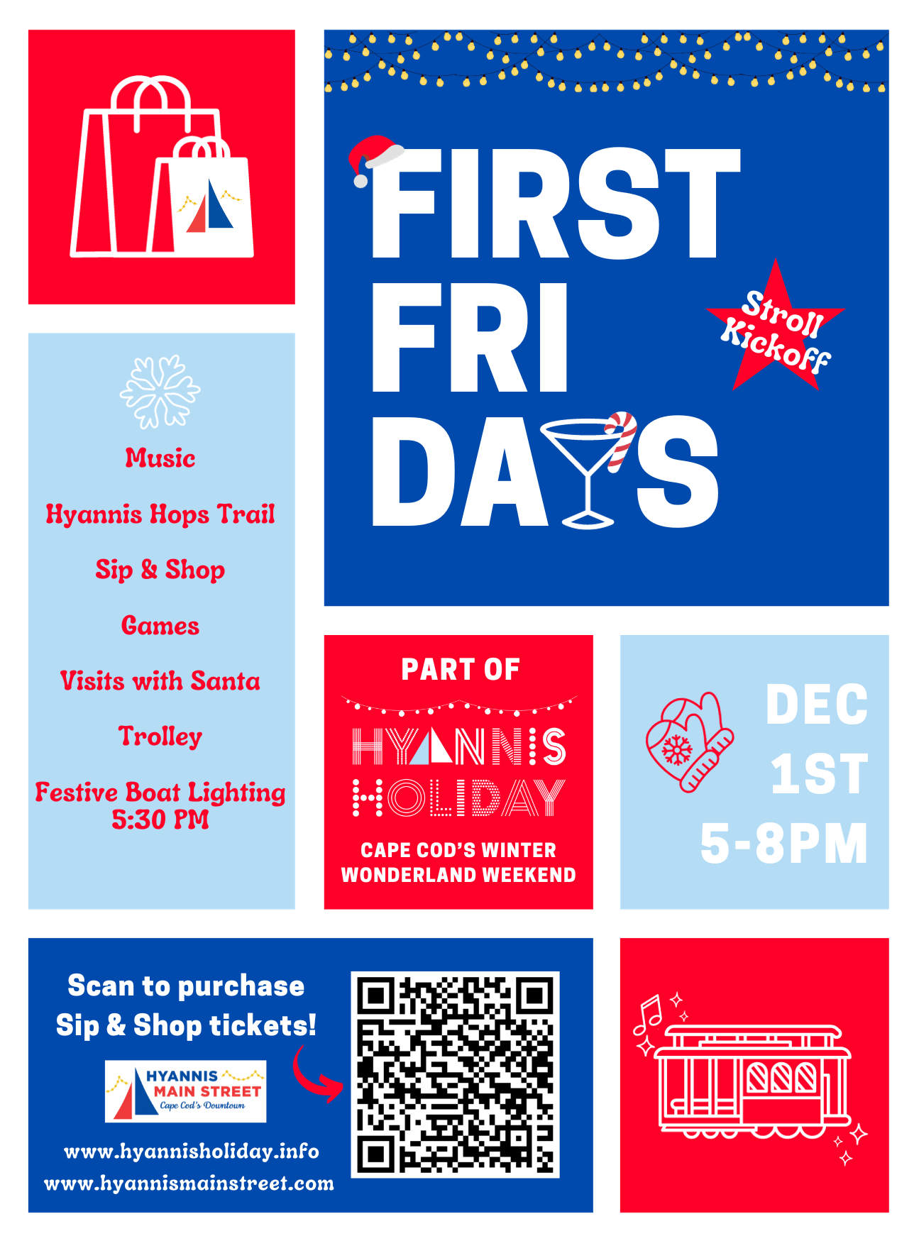 First Fridays- Holiday Stroll Kickoff!