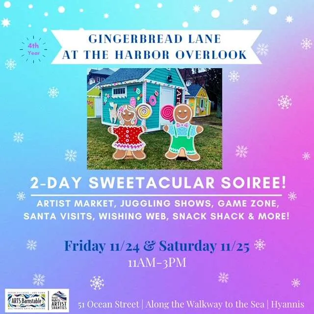 Gingerbread Lane Sweetacular Soiree at Harbor Overlook