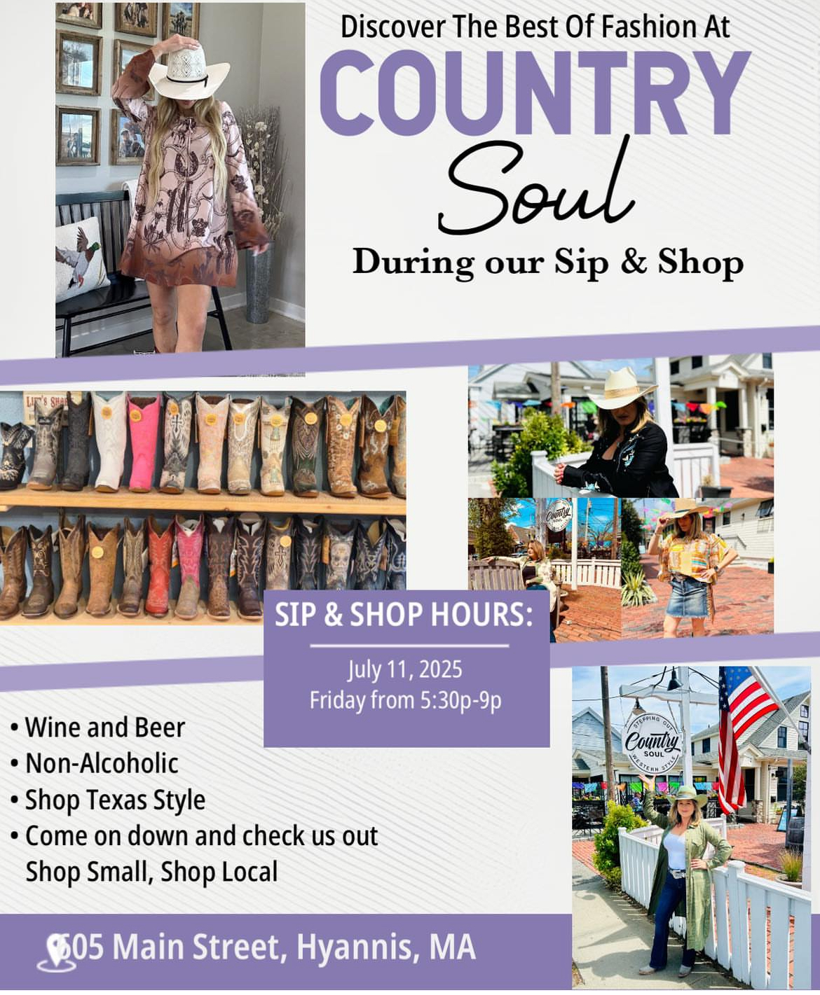 SIP & SHOP - COUNTRY SOUL